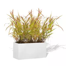 Donica z włókna szklanego D834 biały połysk